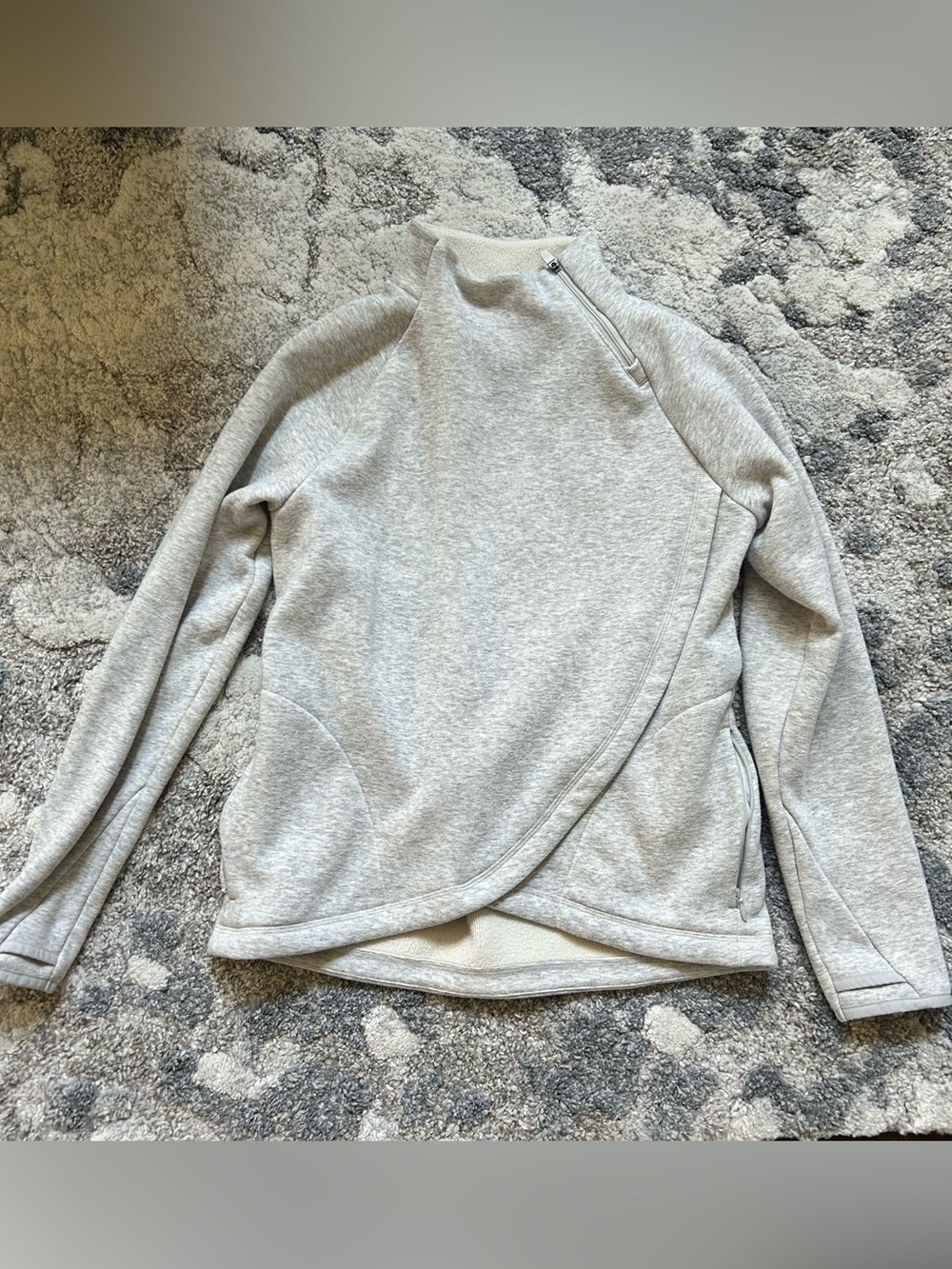 Athleta Girl Asym Cozy Karma Sweatshirt